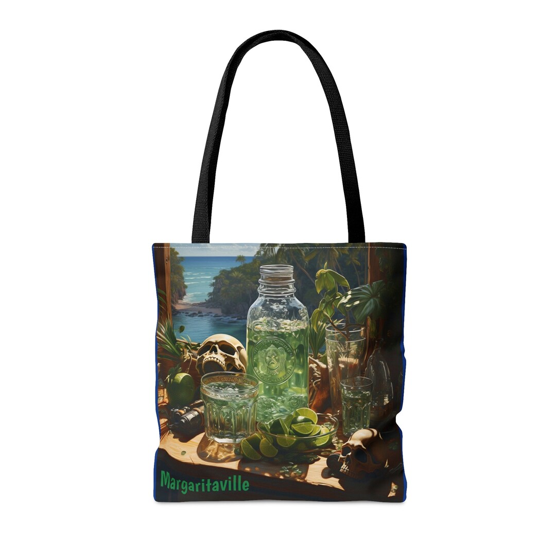 Jimmy Buffett Margaritaville Inspired Tote Bag Etsy