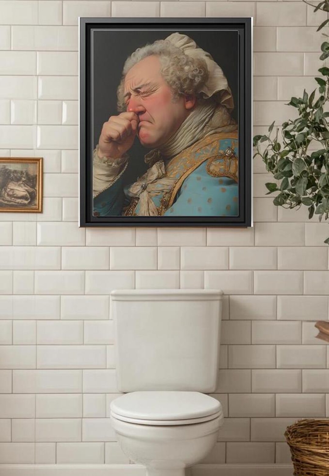 Stinky Bathroom King, the Lew, Funny Art, Digital Print, Digital ...