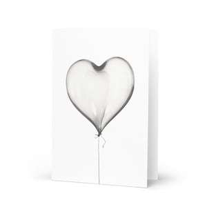 Tarjeta de felicitación Mi corazón flota
