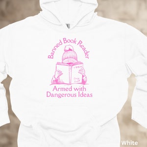 Banned Books Hoodie: Buchliebhaber-Sweatshirt aus 100% Baumwolle