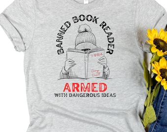 Banned Books T-Shirt: Book Lover Gift, Free Speech Advocate