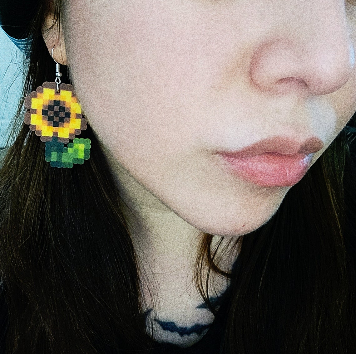 Stardew Valley Perler Flower Keychain/earrings Video Game Inspired