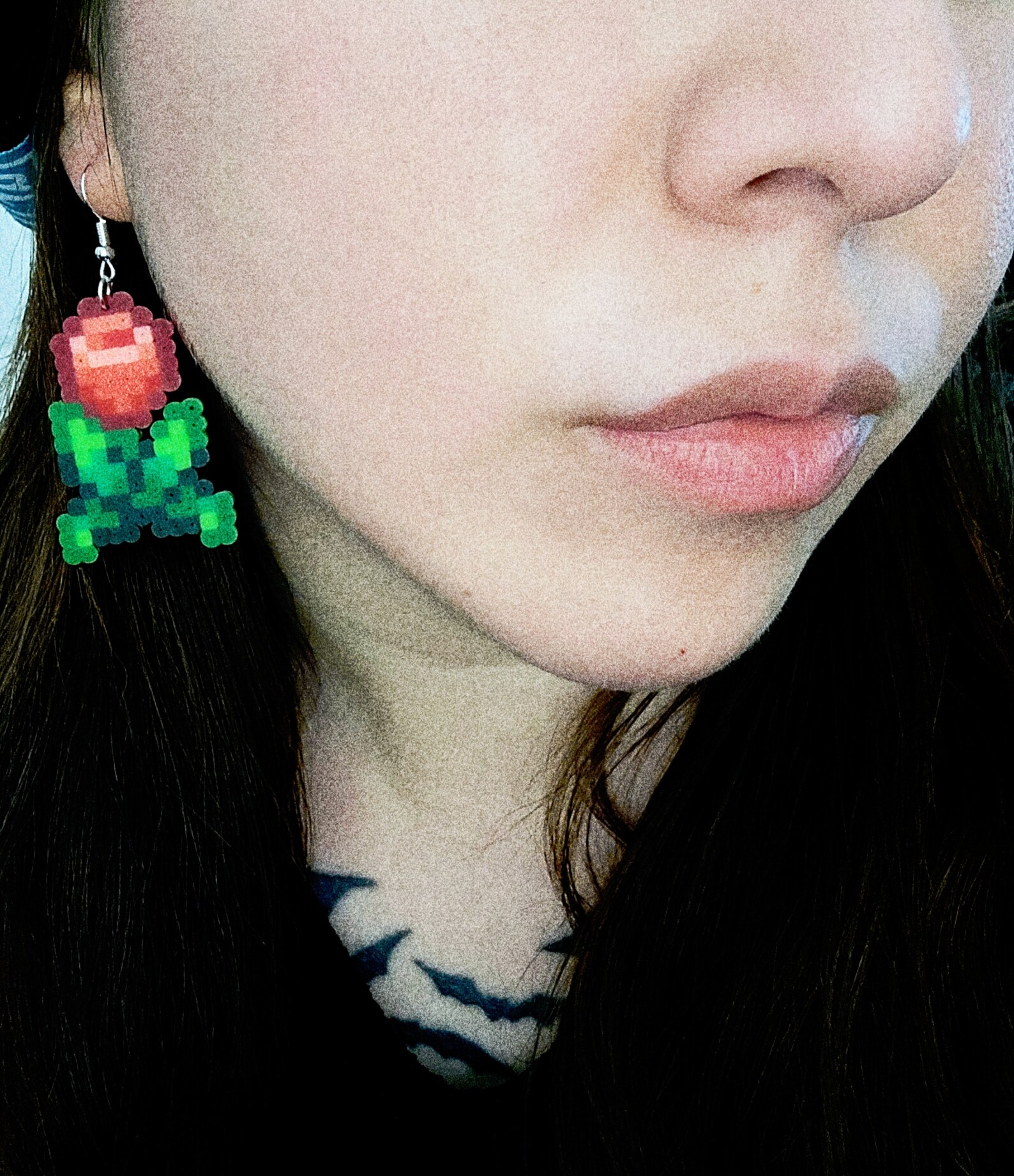 Stardew Valley Perler Flower Keychain/earrings Video Game Inspired