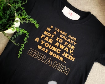 Personalized Star Wars Birthday T-shirt