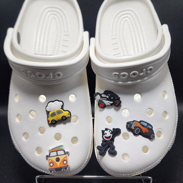 Croc charms, Cars, Felix, Hot Rod