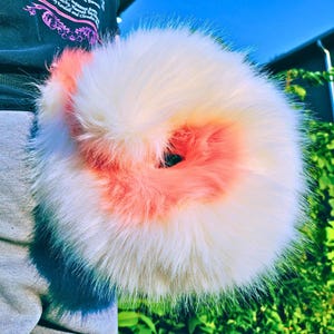 Pink Husky Tail: Fursuit Cosplay Costume - 14 Inch