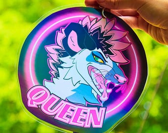 Personalisierte pelzige Headshot Anstecker! Glänzender handgemachter Fursuit und Fursona Art Coupons!