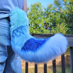 Pride Dog Tails! Custom Flag! Rainbow Furry Wolf Cosplay or Costume!