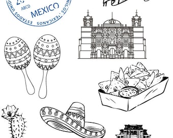 Jalisco Coloring Page, Mexico State, Estados De Mexico, Flag, Food ...