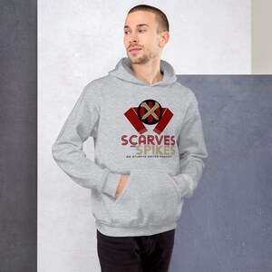 Scarves and Spikes Unisex Hoodie