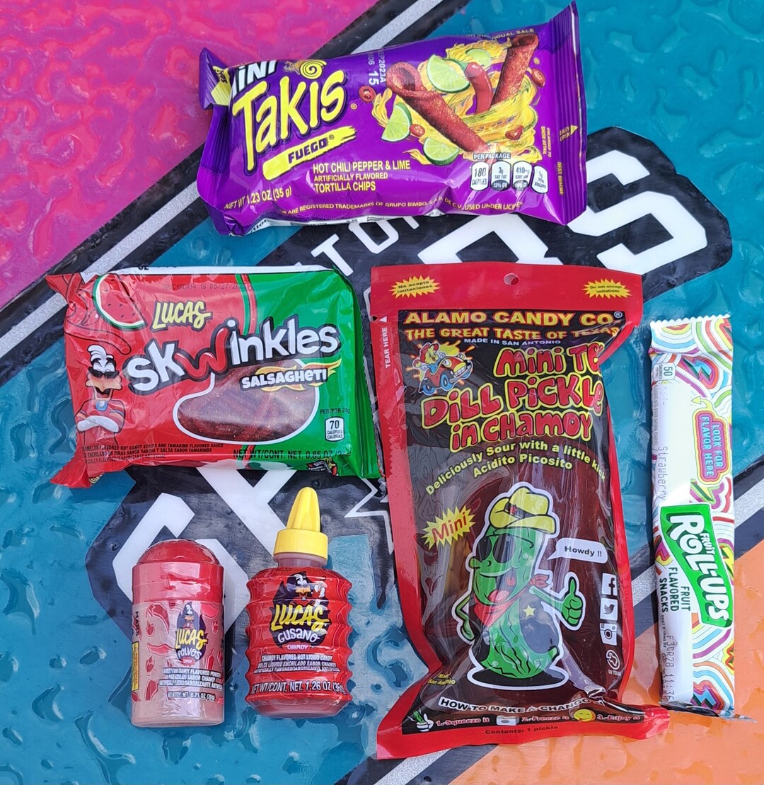Mini Chamoy Pickle Kit With Takis Etsy