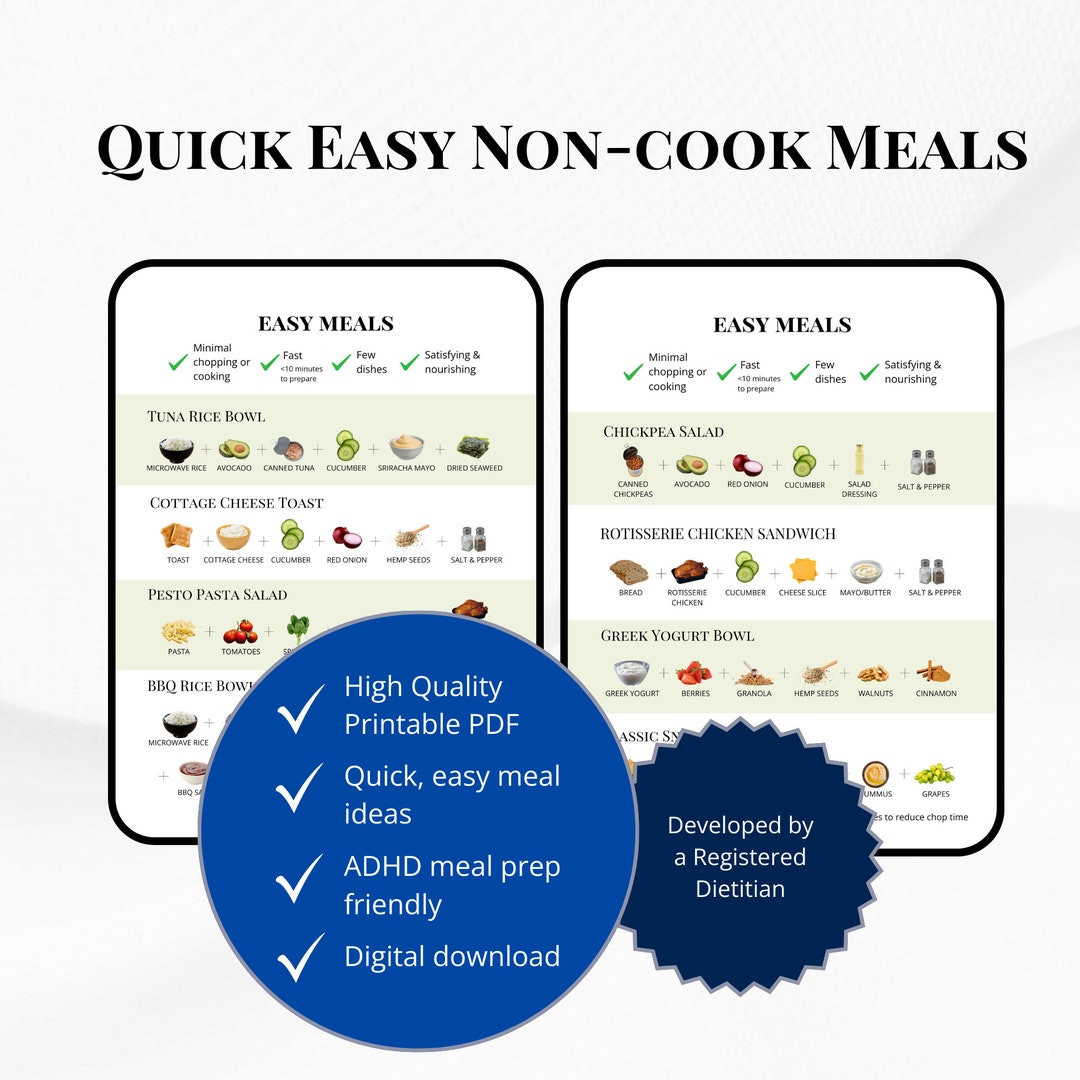 printable-meal-list-digital-meal-list-adhd-meals-weekly-etsy