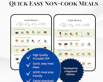 Gezonde Recepten | Diabetes type 2 | PCOS | Wekelijkse maaltijdlijst | Eenvoudige maaltijden | Gezondheidsvoeding afdrukbaar | Ontbijt Recepten