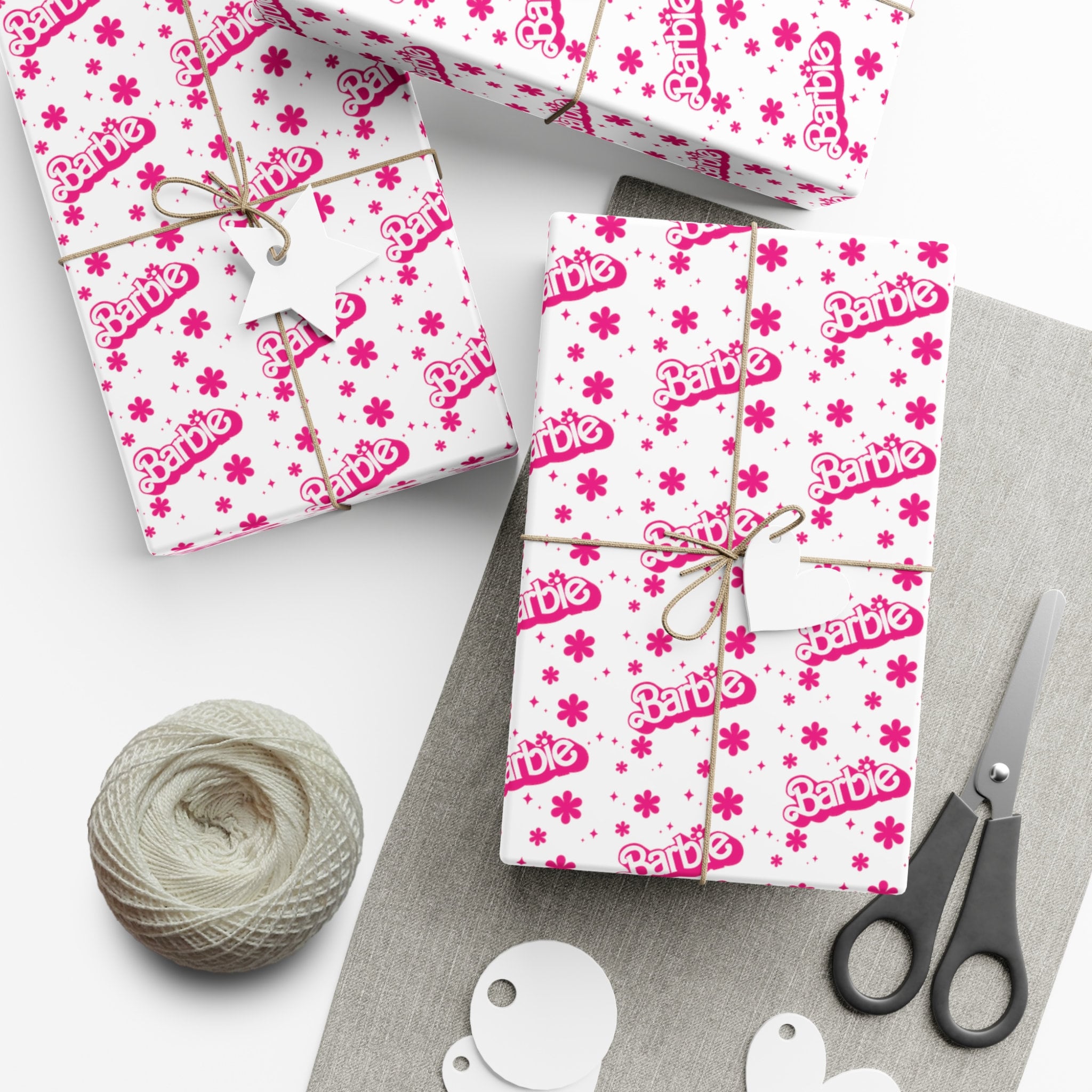Barbie Gift Wrap Christmas Wrapping Birthday Wrapping Paper Mattel