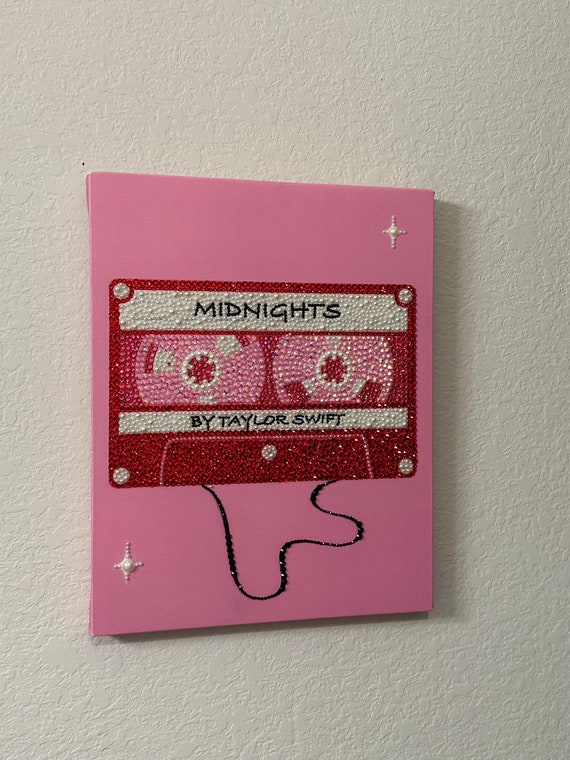 Taylor Swift Bedazzled Reinstone Canvas - Etsy