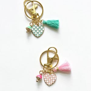 CHARMS. keychains, Holder Multiple Charm, Holder Ring Luxury Gold Bag Charm, Key Holders Purse Charm, Women Bag Accessories, gift for her.