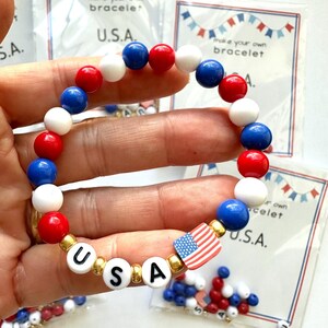 DIY. Make your own bracelet. President Trump Bracelet / President Trump 2024 / Team Trump. MAGA. USA President Bracelets.President Trump.