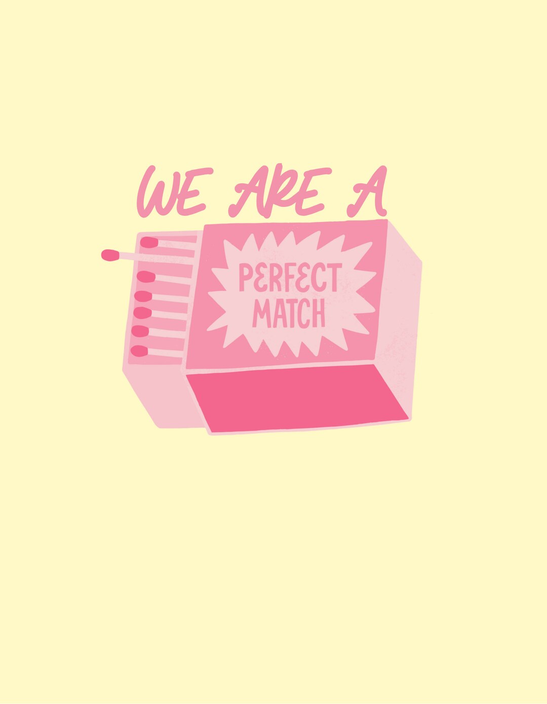 We Are A Perfect Match SVG - Etsy