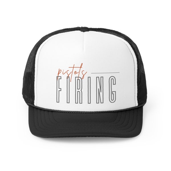 Pistols Firing Trucker Caps