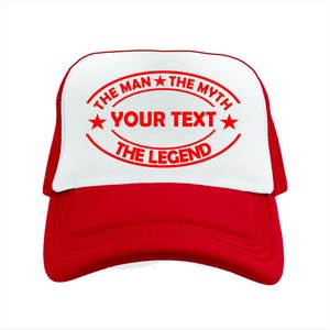 Custom Trucker Hat: Personalized Text, Unisex Adjustable Cap
