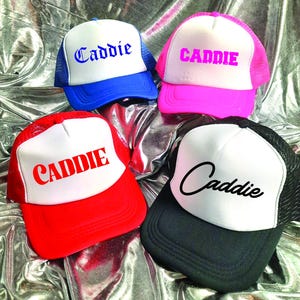 Custom Caddie Trucker Hat: Funny Golf Gift