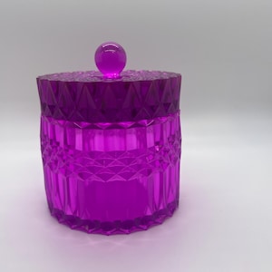 Purple Resin Jar