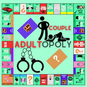 Adult Couple Game Night | Games For Adults | Drinking Games | Couple Game Night | Game For Couples | Board Game | Downloadable | Date Night