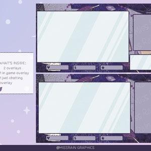 Animated Spooky Witch Overlay - Cute overlay/screens for Twitch streaming, starting soon, ending, brb, offline, gameplay, just chatting