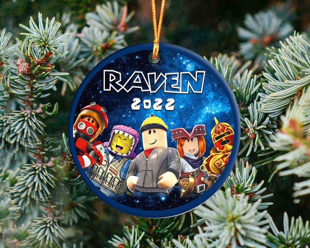 Personalized Roblox Ornament 2023 Video Gaming Ornament Etsy