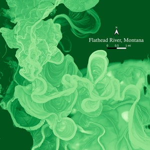 Custom Personalized Historical River Map Print or Digital Download ...