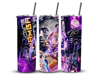 Mamba 24 Tumbler wrap, 20 oz Tumbler fans Design. Digital Download Only