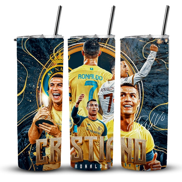 Cristiano Ronaldo Tumbler Wrap / Fan Edition Variant / Tumbler, 20oz Tumbler, DIGITAL DOWNLOAD ONLY