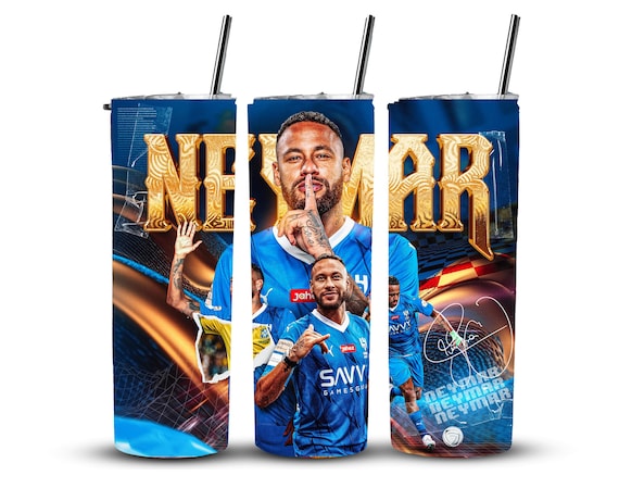 Neymar Jr. Tumbler Wrap, Especial Edition, Al Hilal Team, 20oz Tumbler, DIGITAL DOWNLOAD ONLY