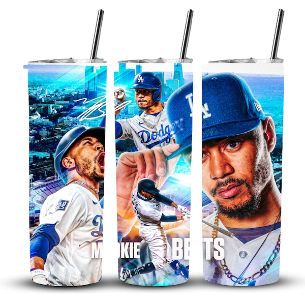 Mookie Betts Tumbler 20oz wrap design, Limited Edition, Digital Download Only