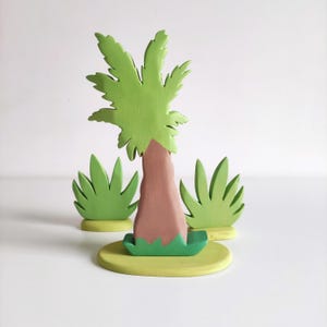 Perfect for Montessori and Waldorf-inspired play, this eco-friendly toy fosters creativity, fine motor skills, and a love for nature. Whether used as part of a tropical landscape playset or displayed as whimsical decor, the smooth, non-toxic finish.