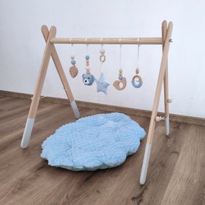 Wooden Play Gym Etsy