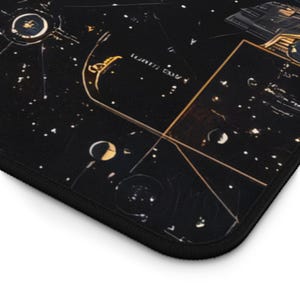 de bureau sur l'espace | tapis de souris d'univers | Tapis de bureau gaming Galaxy | Tapis de souris en néoprène | Accessoire de bureau | Cadeau cosmique image 10