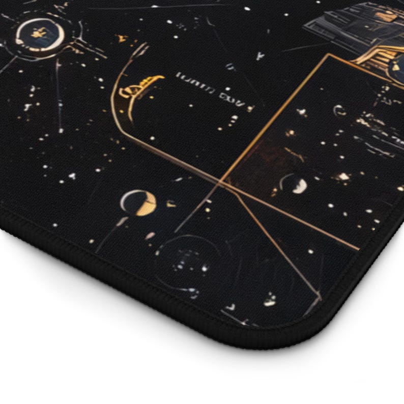 de bureau sur l'espace | tapis de souris d'univers | Tapis de bureau gaming Galaxy | Tapis de souris en néoprène | Accessoire de bureau | Cadeau cosmique image 10