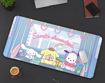 さくらデスクマット、XXLゲーミングマウスパッド、かわいいパステル
