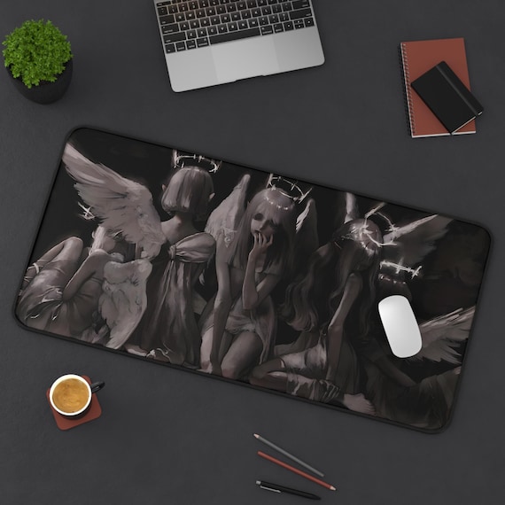 Angels Mousepad | Elegant Desk Accessory | Smooth Surface | Non-Slip Base | Unique Gift for Gamers | Artistic Mouse Pad