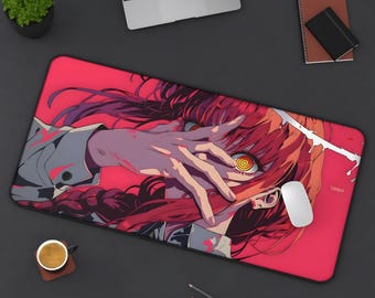 Anime Girl Mousepad | Cute Japanese Anime Desk Accessory | Gaming Mousepad | Comfortable & Aesthetic Mouse Mat | Perfect Gift for Anime Fans