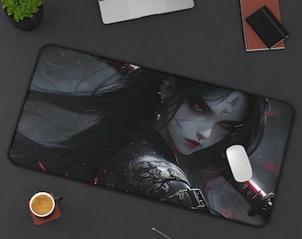 Anime Girl Mousepad | Cute Japanese Anime Desk Accessory | Gaming Mousepad | Comfortable & Aesthetic Mouse Mat | Perfect Gift for Anime Fans