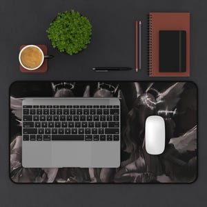 Angels Mousepad | Elegant Desk Accessory | Smooth Surface | Non-Slip Base | Unique Gift for Gamers | Artistic Mouse Pad image 5