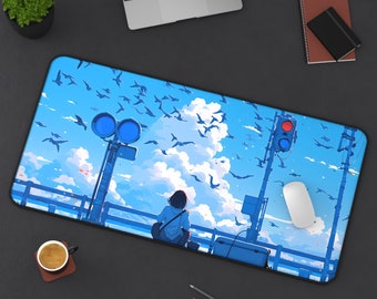 Alfombrilla de ratón con paisajes de anime / Alfombrilla de ratón con paisajes de anime / Alfombrilla de ratón de anime / Alfombrilla de escritorio de anime / Merchandising de anime / Alfombrilla de ratón de 3 tamaños