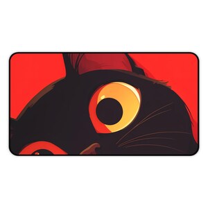 Anime Cat Desk Mat | 3 Desk sized gaming mouse pad | Mousepad | Anime Mousepad | Trendy Mousepad | Cute Catt image 4