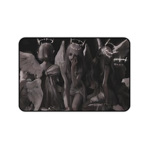Angels Mousepad | Elegant Desk Accessory | Smooth Surface | Non-Slip Base | Unique Gift for Gamers | Artistic Mouse Pad image 9