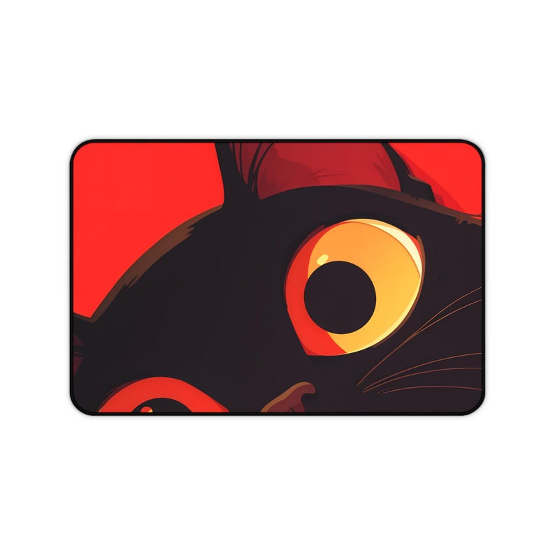 Anime Cat Desk Mat | 3 Desk sized gaming mouse pad | Mousepad | Anime Mousepad | Trendy Mousepad | Cute Catt image 7