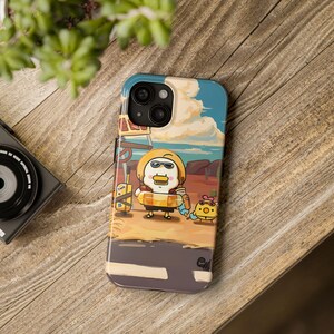 Cute Duck iPhone Case | Kawaii Duckling Phone Cover | Adorable Animal Case | Protective Glossy | Wireless Ready | Gift for Her
