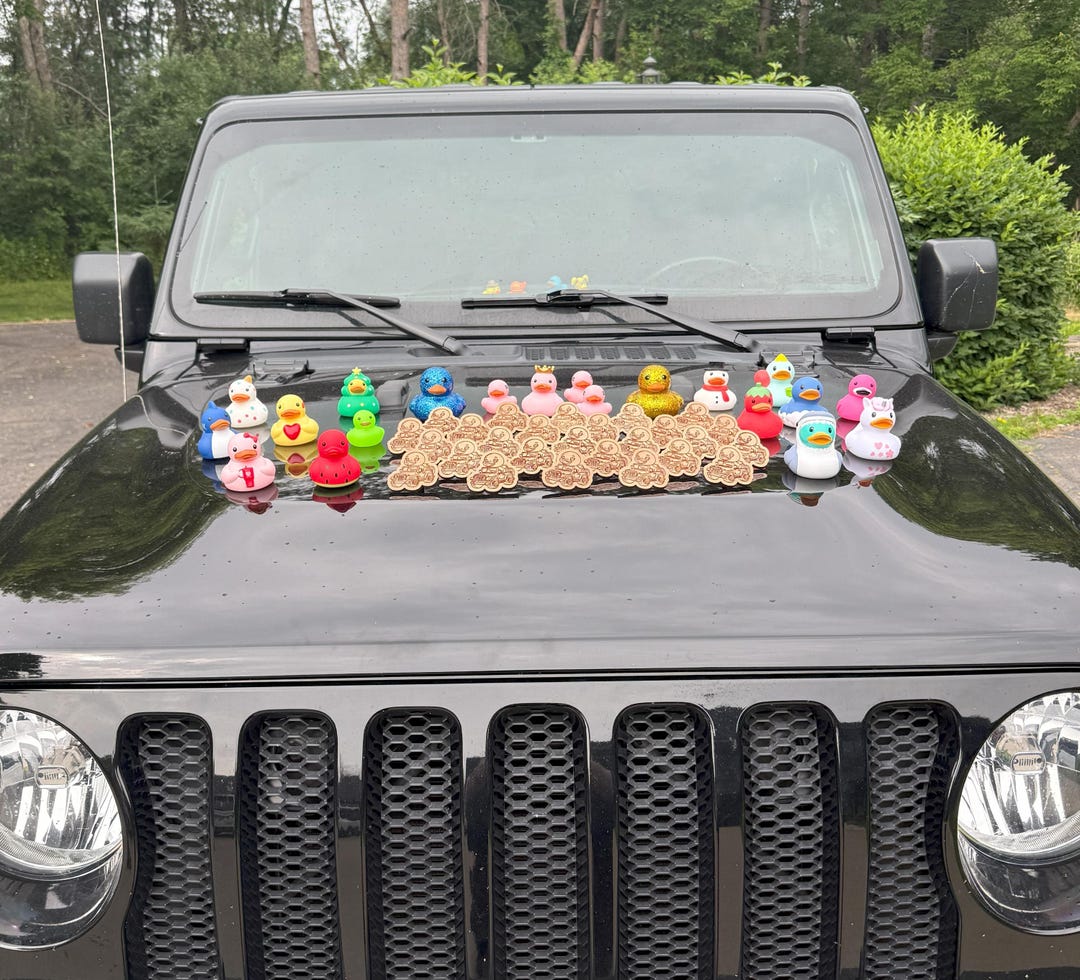 Jeep Ducks Car Diffuser – Laser Cut Wooden Scentdrifties | Vent Clip or ...