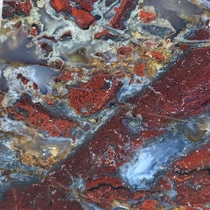 8LB EXTREMELY RARE East Java Plume Agate Rough … amazingly intricately stunning!!